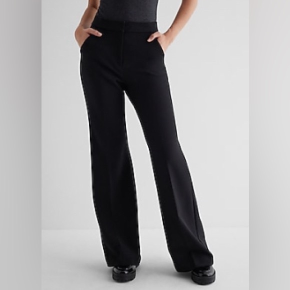 Express Editor Black, Taupe and Columnist Shine High wasted trouser. - Picture 2 of 7